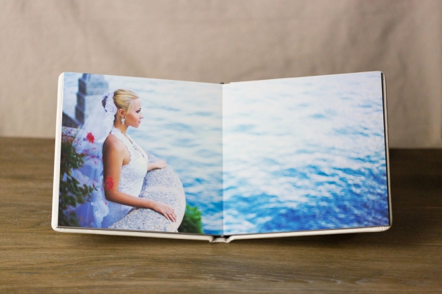 beautiful panoramic spreads with Velvet (deep matte) Fuji RA4 papers with are available at lifethreads albums in Canada